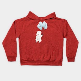 Sheep Balloon Flying Kids Hoodie